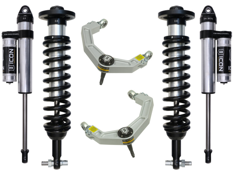 ICON 2015+ Ford F-150 4WD 0-2.63in Stage 3 Suspension System w/Billet Uca ICON Coilovers