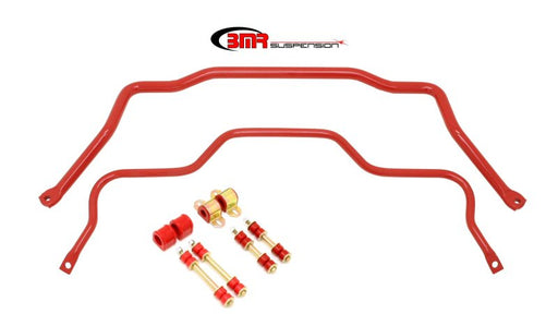 BMR 82-82 3rd Gen F-Body Front & Rear Sway Bar Kit w/ Bushings - Red BMR Suspension Sway Bars