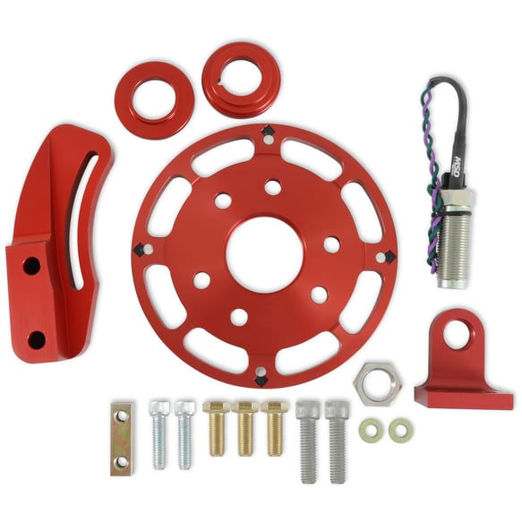 MSD Crank Trigger Wheel Kit - Flying Magnet - SBC - 6.25 in. 8600 MSD Autoparts