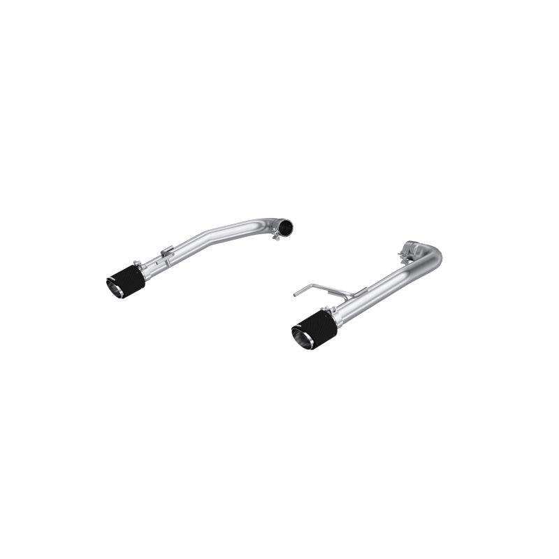 MBRP 15-17 Ford Mustang GT 5.0L T304 Stainless Steel 2.5in Axle-Back with Carbon Fiber Tips MBRP Axle Back