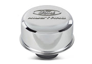Ford Racing Chrome Breather Cap w/ Ford Mustang Logo Ford Racing Engine Breather Filters