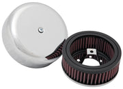 K&N 4in ID / 5.25in OD / 2in H Custom Assembly Filter designed to fit Harley-Davidson Motorcycles K&N Engineering Air Filters - Direct Fit