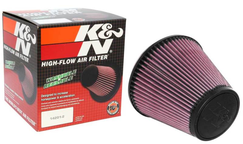 K&N Universal Air Filter 6in Flange / 7-1/2in Base / 4-1/2in Top / 6-1/2in Height K&N Engineering Air Filters - Universal Fit