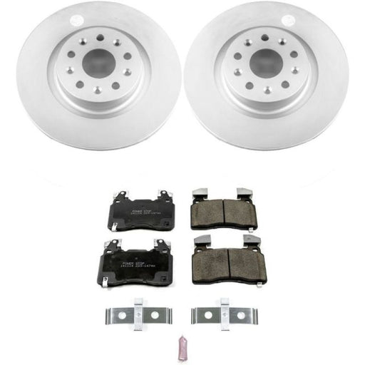 Power Stop 16-18 Cadillac CT6 Front Z17 Evolution Geomet Coated Brake Kit PowerStop Brake Kits - Performance Blank