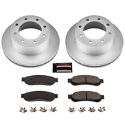 Power Stop 07-10 Ford F-250 Super Duty Rear Z17 Evolution Geomet Coated Brake Kit PowerStop Brake Kits - Performance Blank