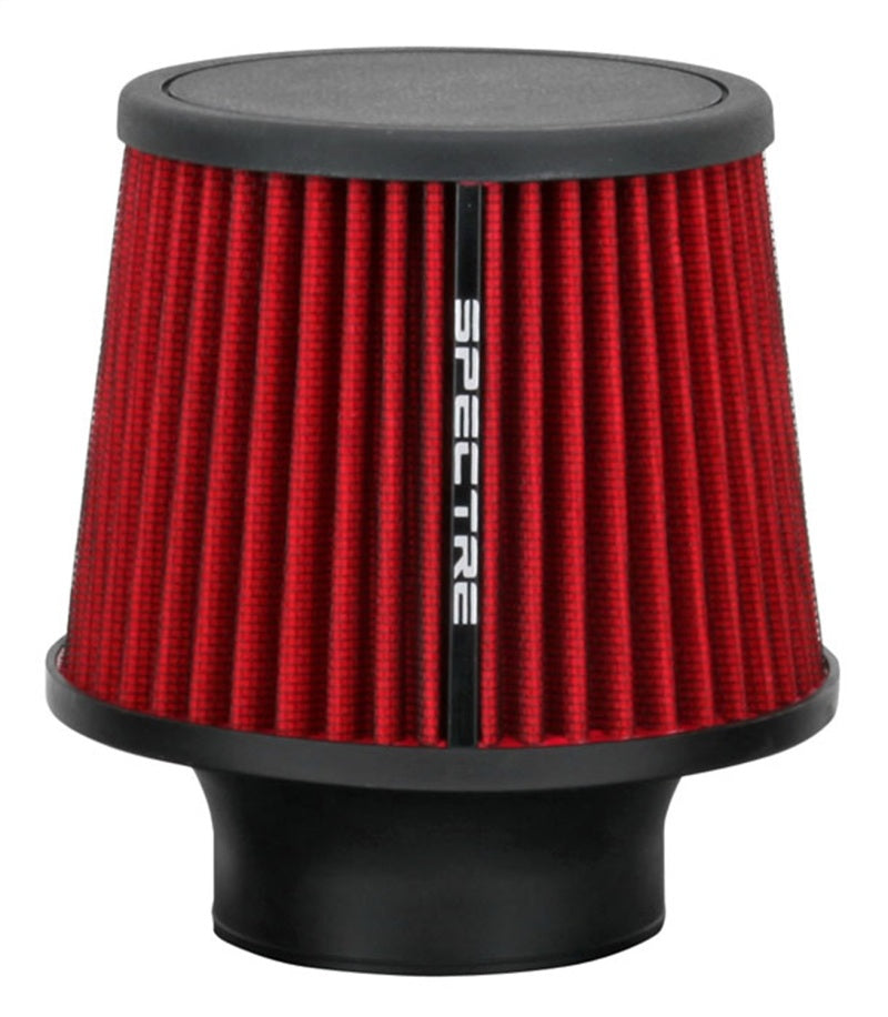 Spectre Conical Air Filter / Round Tapered 3in. - Red Spectre Air Filters - Universal Fit