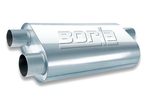 Borla Universal Oval Transverse 2.5in Inlet/Outlet 19in x 10.25in x 5.5in Turbo XL Muffler Borla Muffler