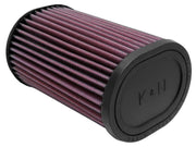 K&N Filter Universal Rubber Oval Straight 4.5in OL x 3.75in OW x 7in Height 20 Degree Angle K&N Engineering Air Filters - Universal Fit