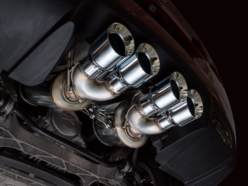 AWE Tuning 09-13 Chevrolet Corvette 6.2L Touring Edition Axle-Back Exhaust w/ Chrome Silver Tips AWE Tuning Axle Back