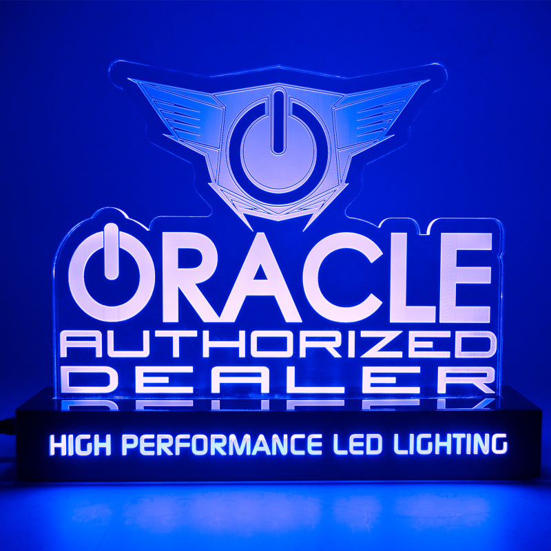 Oracle LED Authorized Dealer Display - Clear ORACLE Lighting POP Displays