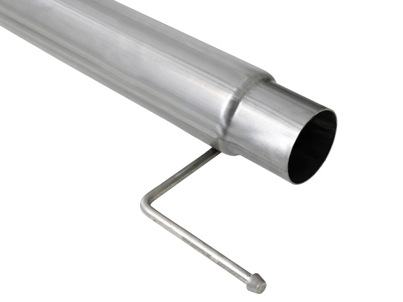 aFe Atlas 4in Aluminized Steel DPF-Back Exh 18-19 Ford F-150 V6-3.0L (td) w/ Polished Tip aFe DPF Back
