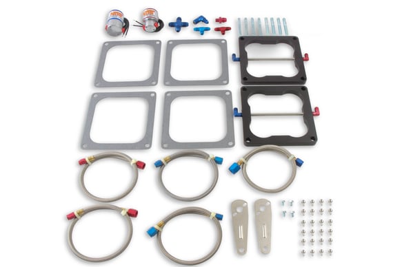 NOS Pro-Shot Fogger "Upgrade Kit"-Cheater Nitrous System,Dual 4500 Holley Flange 02023NOS