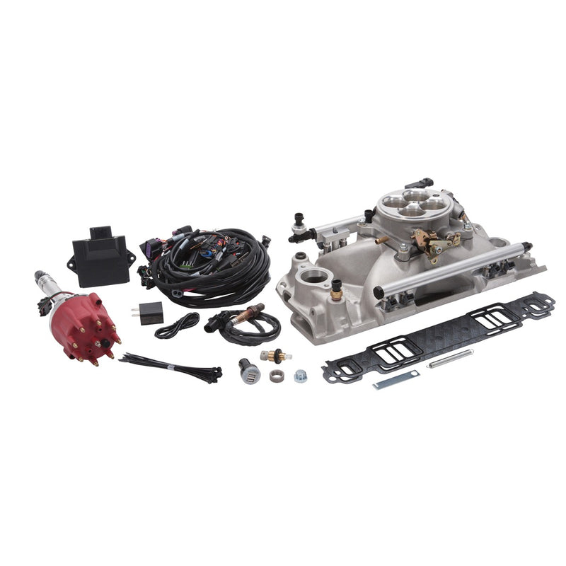 Pro-Flo 4 EFI Traditional 4150-Style Kit #35690 For Chevy Small-Block EDELBROCK Autoparts