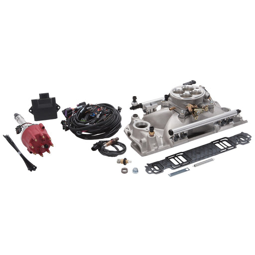 Pro-Flo 4 EFI Traditional 4150-Style Kit #35770 1986 & Earlier Chevy Small-Block EDELBROCK Autoparts