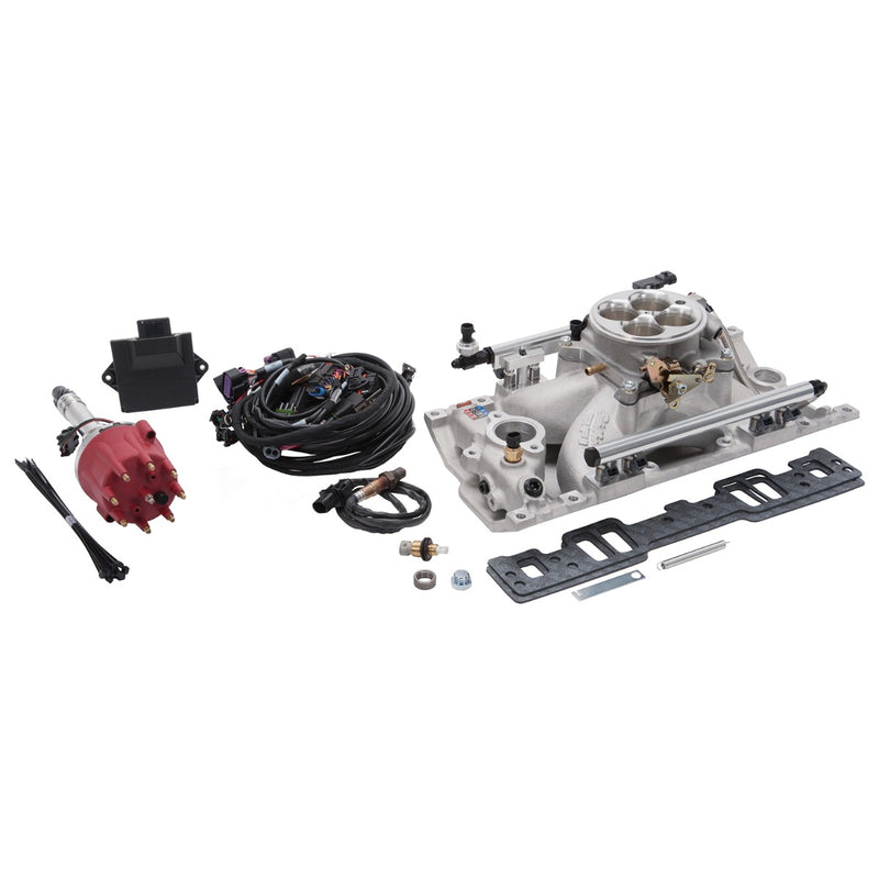 Pro-Flo 4 EFI 4150-Style Kit #35780 For Chevy Small-Block W/ Vortec/E-Tec Heads EDELBROCK Autoparts