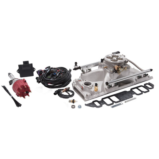 Pro-Flo 4 EFI Traditional 4150-Style Kit #35860 For Chevy BB Rectangle Port EDELBROCK Autoparts