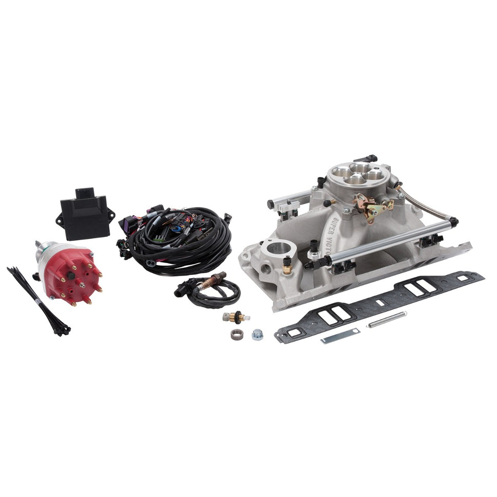 Pro-Flo 4 EFI Traditional 4150-Style Kit #35900 For Chrysler SB 318-360 CID