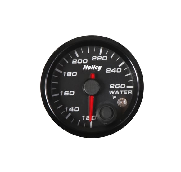 Holley Analog Style Water Temperature Gauge 26-602 HOLLEY Autoparts