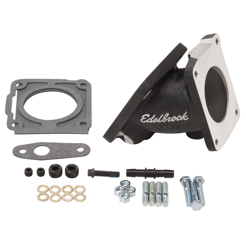 Fuel Injection Throttle Body Adapter #38353 For Ford Small-Block Windsor EDELBROCK Autoparts