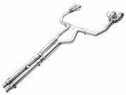 AWE 2024 Ford Mustang GT Fastback S650 RWD Track Edition Cat-Back Exhaust w/ Quad Chrome Silver Tips AWE Tuning Catback
