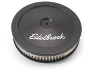 Edelbrock Air Cleaner Pro-Flo Series Round Steel Top Paper Element 10In Dia X 3 5In Black Edelbrock Air Filters - Universal Fit
