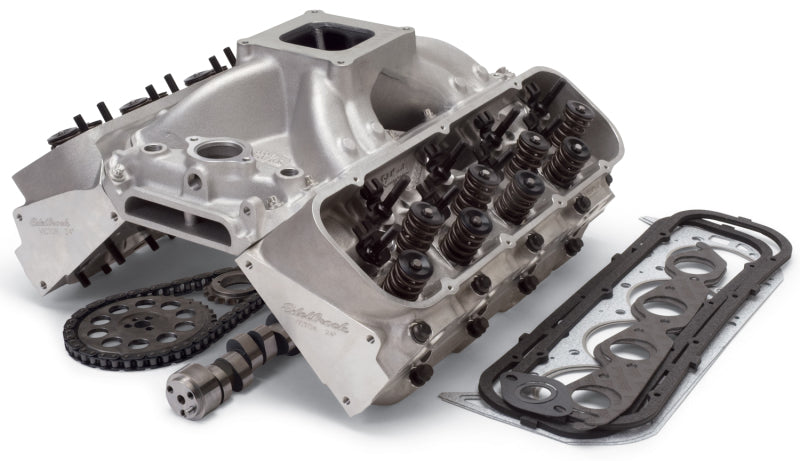 Edelbrock Power Pkg Top End Kit SBC 363 Hp Edelbrock Heads