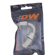 DeatschWerks 8AN Female Swivel 120-Degree Hose End CPE - Anodized Titanium DeatschWerks Fittings