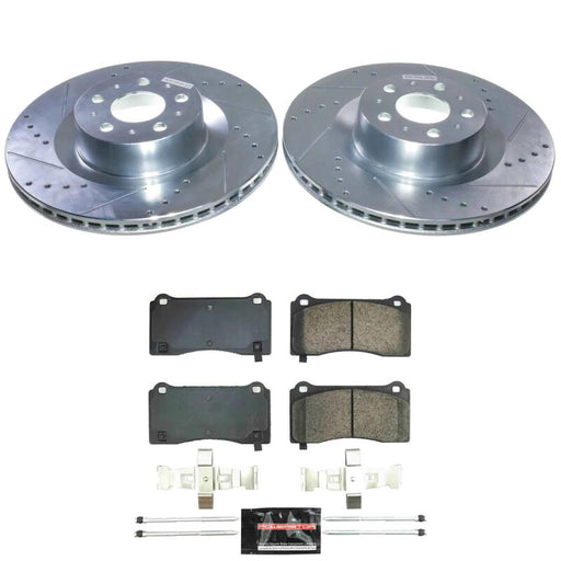 Power Stop 20-24 Tesla Y Front Z23 Evolution Brake Kit PowerStop Brake Kits - Performance D&S