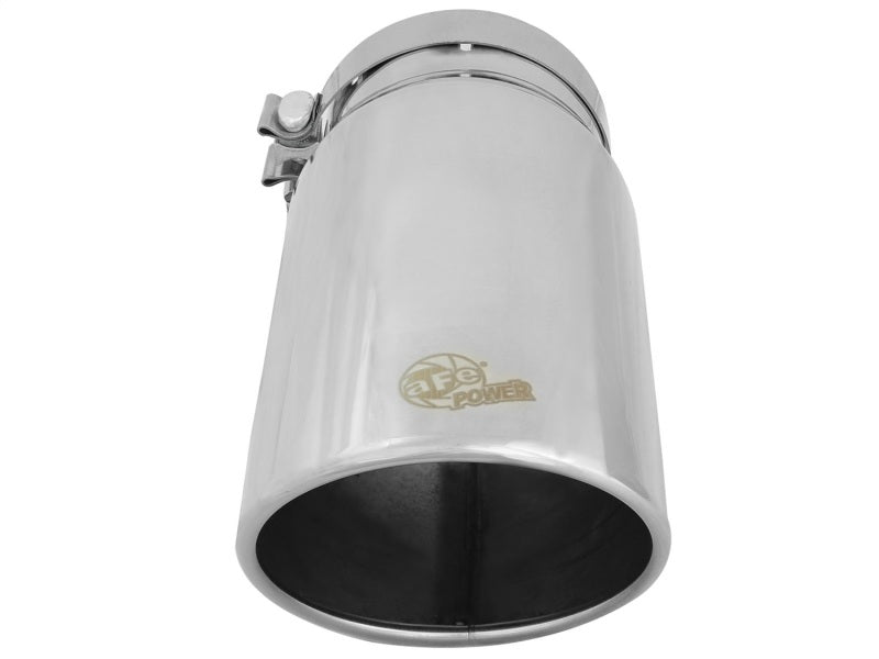 aFe Universal Bolt On Exhaust Tip Polished 5in Inlet x 6in Outlet x 12in Long aFe Catback