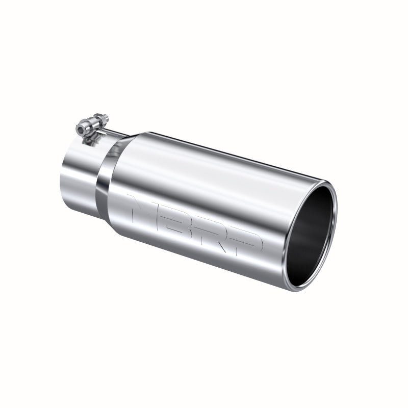 MBRP Universal Tip 5 O.D. Rolled Straight 4 inlet 12 length MBRP Steel Tubing