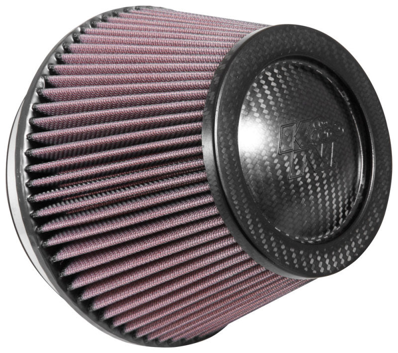 K&N Universal Carbon Fiber Filter 6in Flange / 7-1/2in OD-B / 5-1/8in OD-T / 5in H K&N Engineering Air Filters - Universal Fit