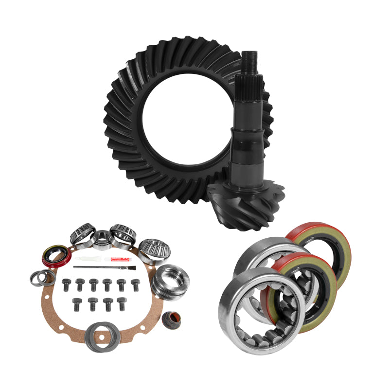 Yukon Gear 8.8in Ford 3.27 Rear Ring & Pinion Install Kit 2.53in OD Axle Bearings and Seals Yukon Gear & Axle Differential Install Kits
