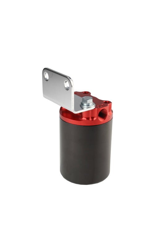Aeromotive Canister Fuel Filter - 3/8 NPT/100-Micron (Red Housing w/Black Sleeve) Aeromotive Fuel Filters