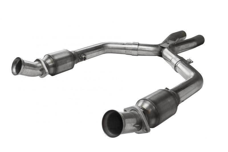 Kooks 05-10 Ford Mustang GT 4.6L 3V Auto/Manual 2 1/2in x 2 1/2in OEM Cat X Pipe Kooks HDR Req Kooks Headers X Pipes