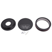 Edelbrock Air Cleaner Victor Series Round Aluminum Top Cloth Element 14In Dia X 3 125In Black Edelbrock Air Filters - Universal Fit