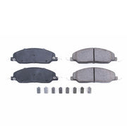 Power Stop 05-10 Ford Mustang Front Z17 Evolution Ceramic Brake Pads w/Hardware PowerStop Brake Pads - OE
