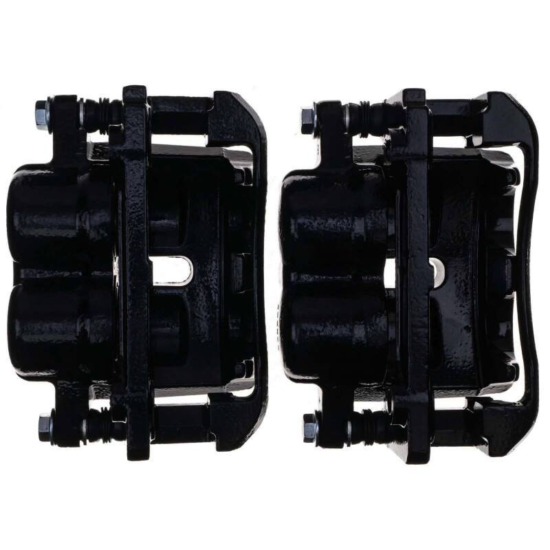 Power Stop 04-05 Ford F-150 Front Black Caliper - Pair w/Bracket PowerStop Brake Calipers - Perf