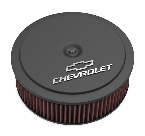 GM Muscle Series Air Cleaner - Satin Black Machined 120-221 HOLLEY Autoparts