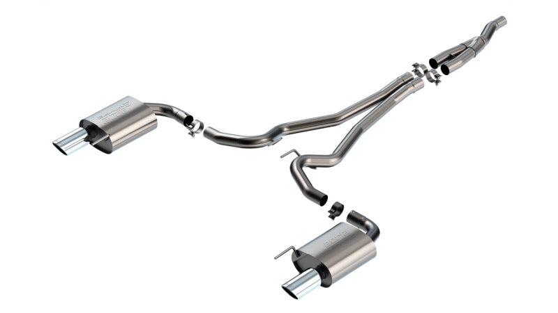 Borla 2024 Ford Mustang 2.3L Ecoboost 2.50 S-TYPE Catback Exhaust - Non-Active Borla Catback