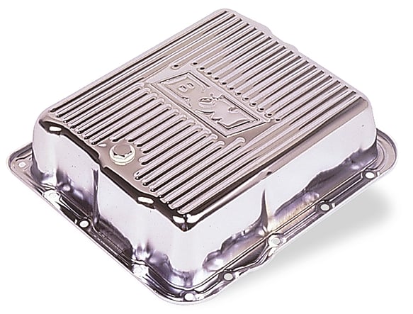 B&M Hi-Tek Deep Transmission Pan - Chrome 70289 B&M Autoparts