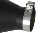 aFe MACHForce XP Exhausts Tips SS-304 EXH Tip 4In x 7Out x 18L Bolt-On (blk) aFe Catback