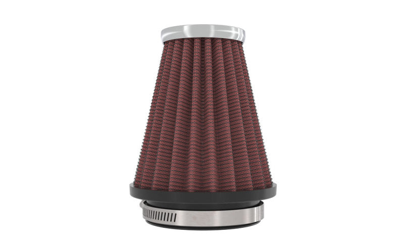 K&N Universal Chrome Filter 2.25 Inch Flange / 3.5 Inch Base / 2 Inch Top / 4 Inch Height K&N Engineering Air Filters - Universal Fit