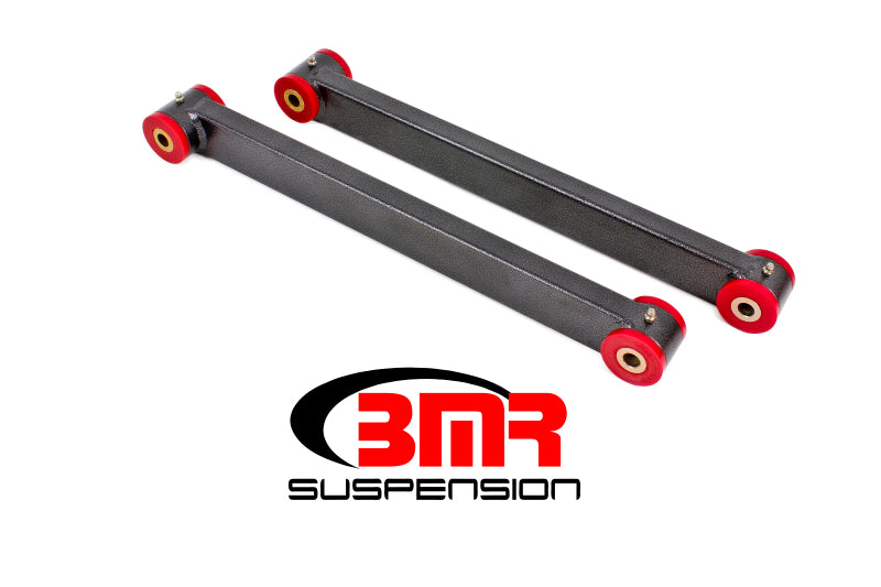 BMR 05-14 S197 Mustang Non-Adj. Boxed Lower Control Arms (Polyurethane) - Black Hammertone BMR Suspension Control Arms