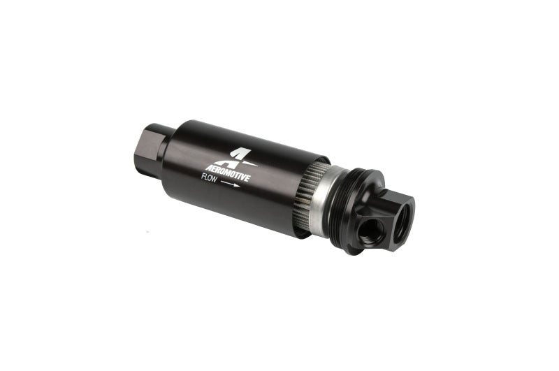 Aeromotive In-Line Filter - AN-10 / AN-06 Dual Outlet Aeromotive Fuel Filters
