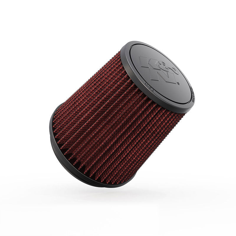 K&N Filter Universal Rubber Filter Round Tapered 4.5in Flange 5.875in Base 4.5 inch Top 6in Height K&N Engineering Air Filters - Universal Fit