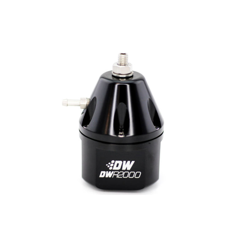 DeatschWerks DWR2000 Adjustable Fuel Pressure Regulator - Black DeatschWerks Fuel Pressure Regulators