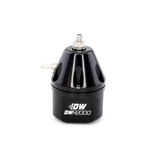 DeatschWerks DWR2000 Adjustable Fuel Pressure Regulator - Black DeatschWerks Fuel Pressure Regulators