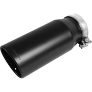 MagnaFlow Tip Stainless Black Coated Single Double Round Single Outlet 5in Dia 4in Inlet 13in L Magnaflow Catalytic Converter Universal