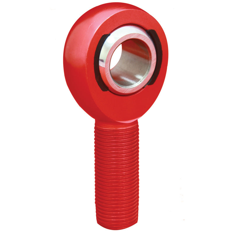 QA1 A Series Endura Rod End - Male/Left Hand - .5in Bore x 5/8-18 - Red Aluminum QA1 Tie Rods