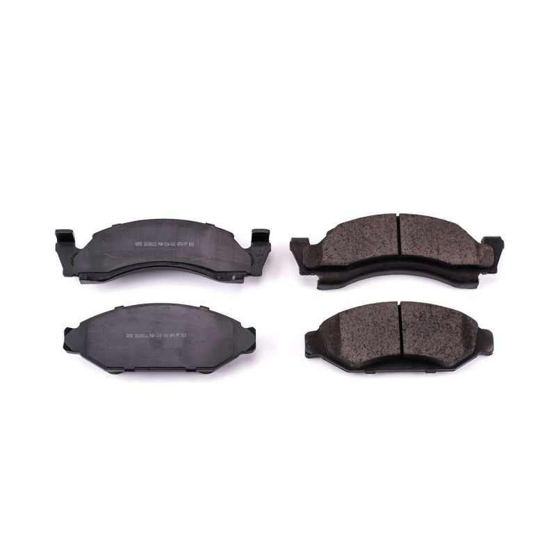 Power Stop 76-86 Ford Bronco Front Z16 Evolution Ceramic Brake Pads PowerStop Brake Pads - OE